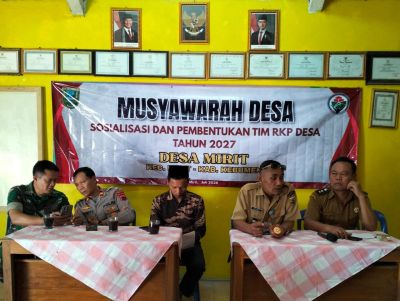 MUSYAWARAH DESA PERENCANAAN PEMBANGUNAN TAHUNAN DALAM RANGKA PENYUSUNAN RKPDes TAHUN 2027 DESA MIRIT