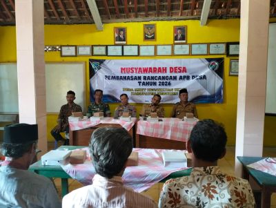 PEMBAHASAN RANCANGAN APBDESA TAHUN 2026